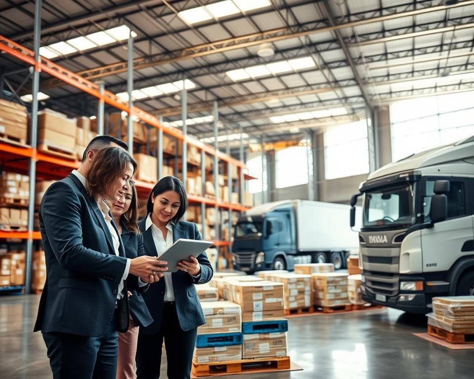 Wie arbeitet ein Logistikdienstleister im Gewerbe?