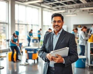 Wie arbeitet ein Serviceleiter im Reinigungsbereich?