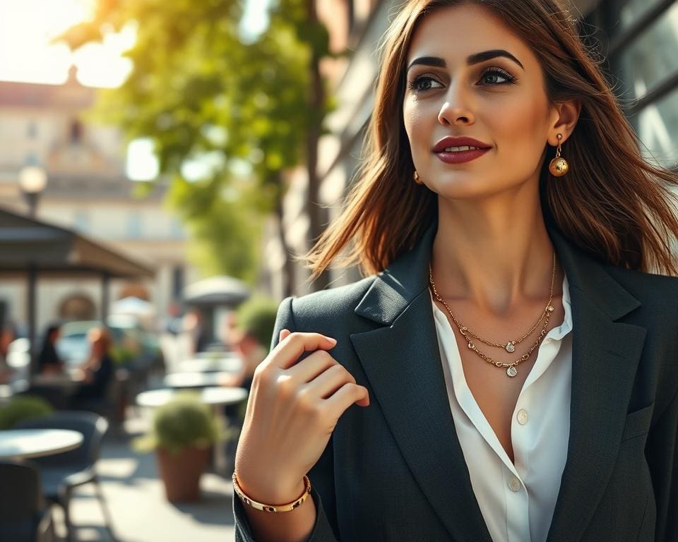 Schmuck Outfit kombinieren