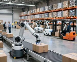 Wie arbeiten Roboter in modernen Logistikzentren?