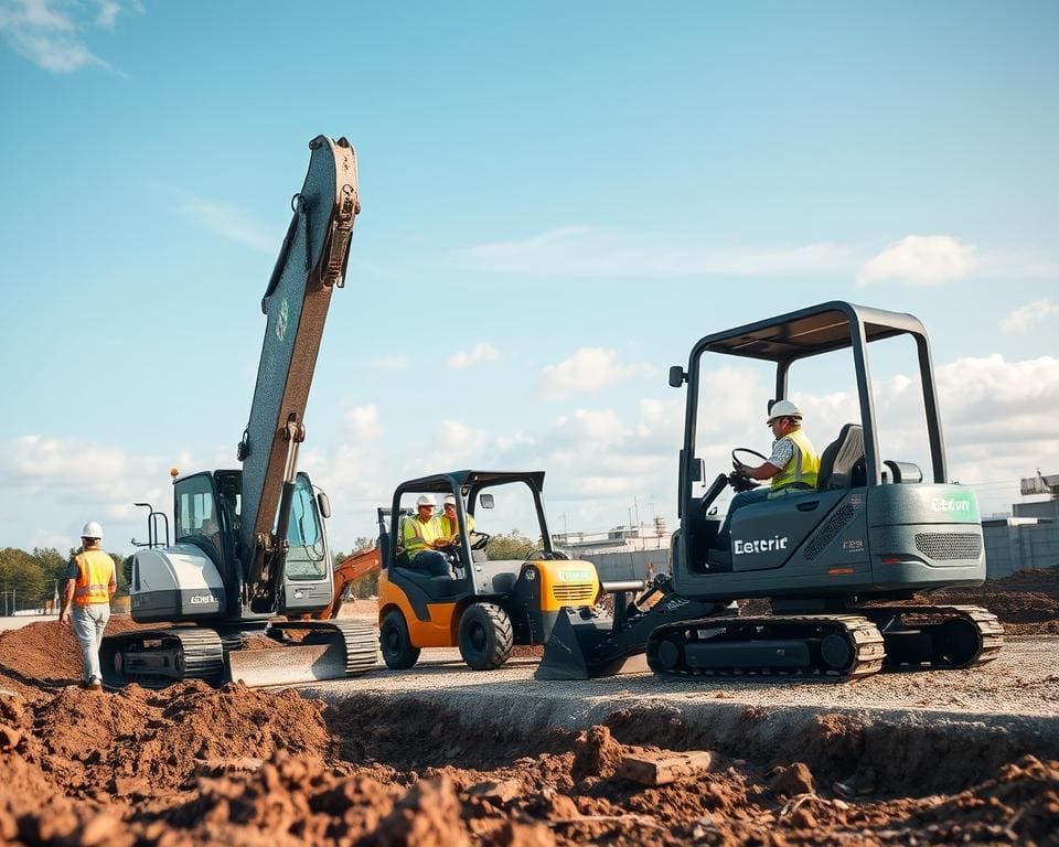elektrische Baumaschinen