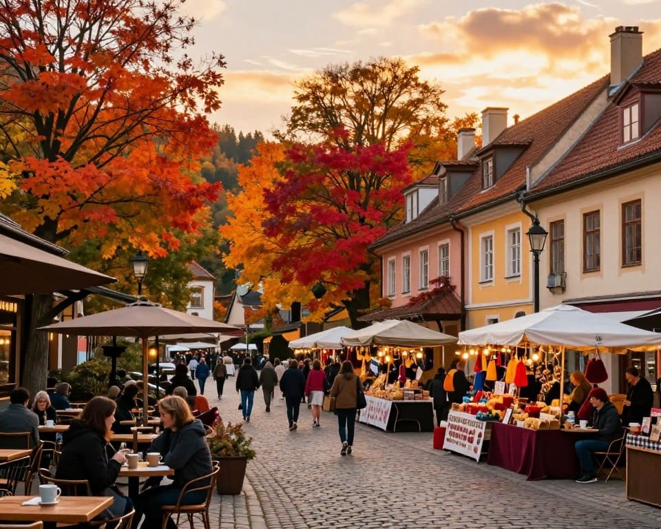 Städtereise im Herbst