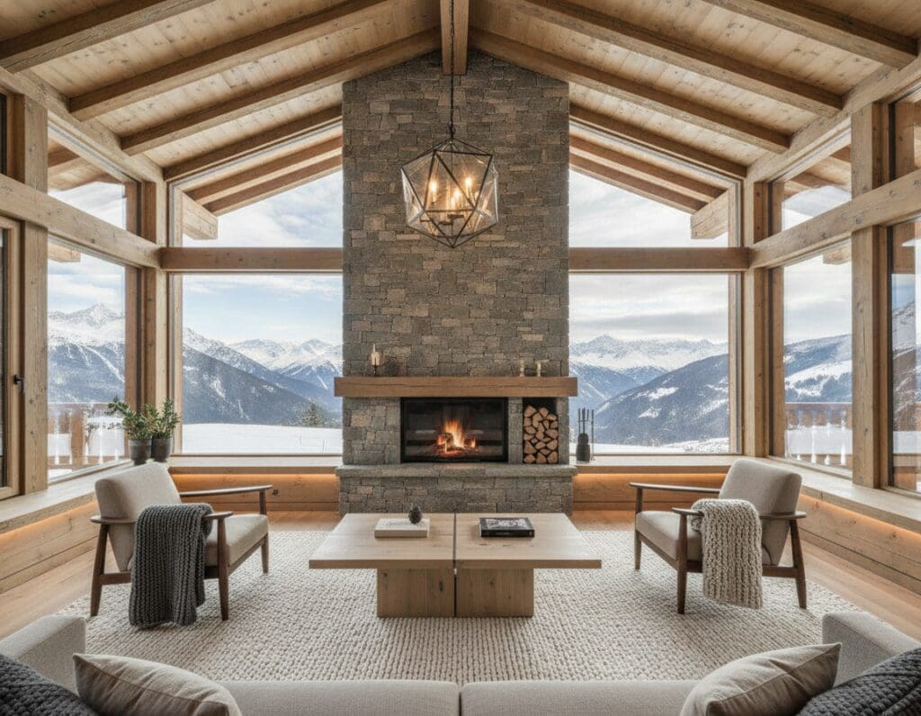 modernes Chalet einrichten